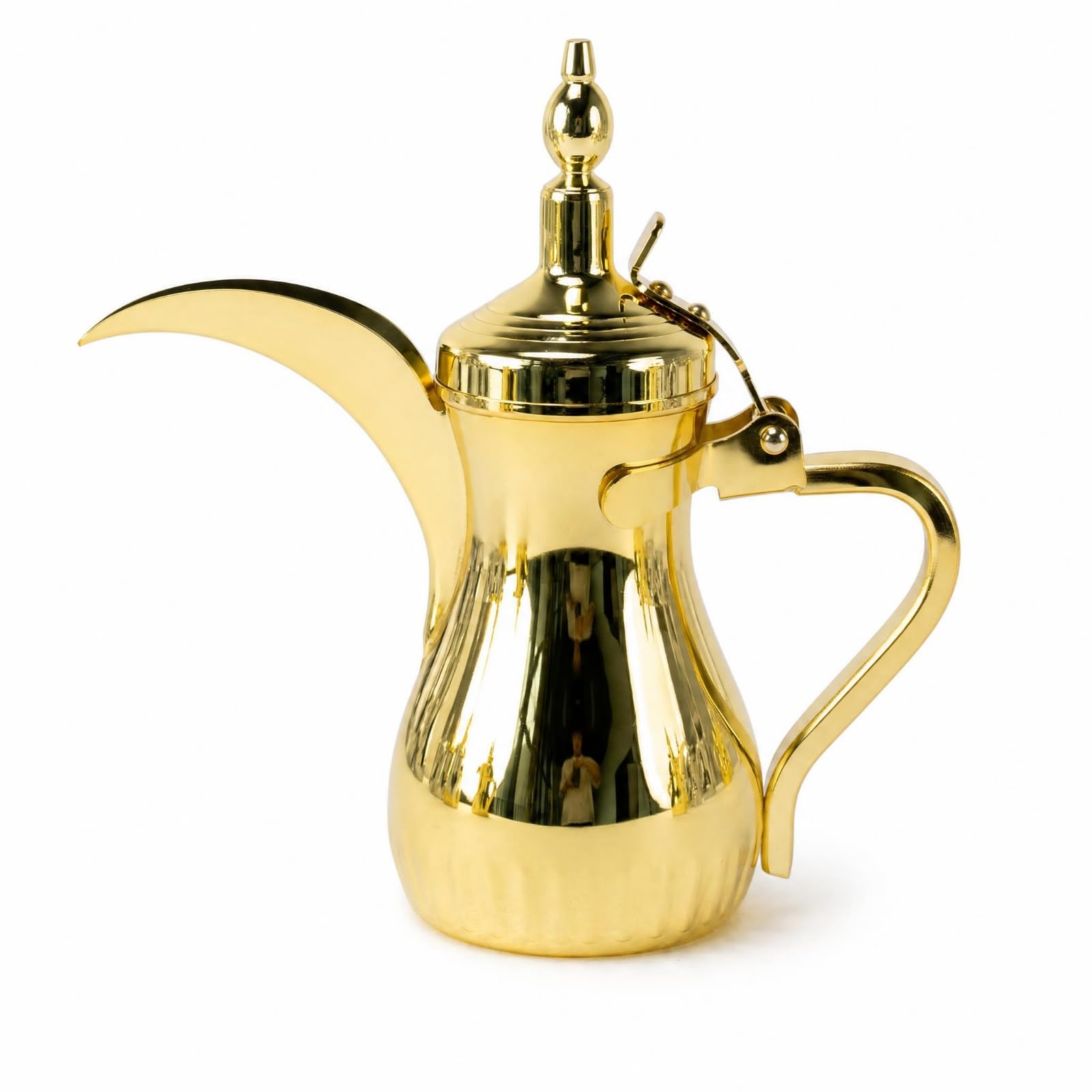 Cafetera árabe clásica de diseño exclusivo y tetera fina de 750 ml
