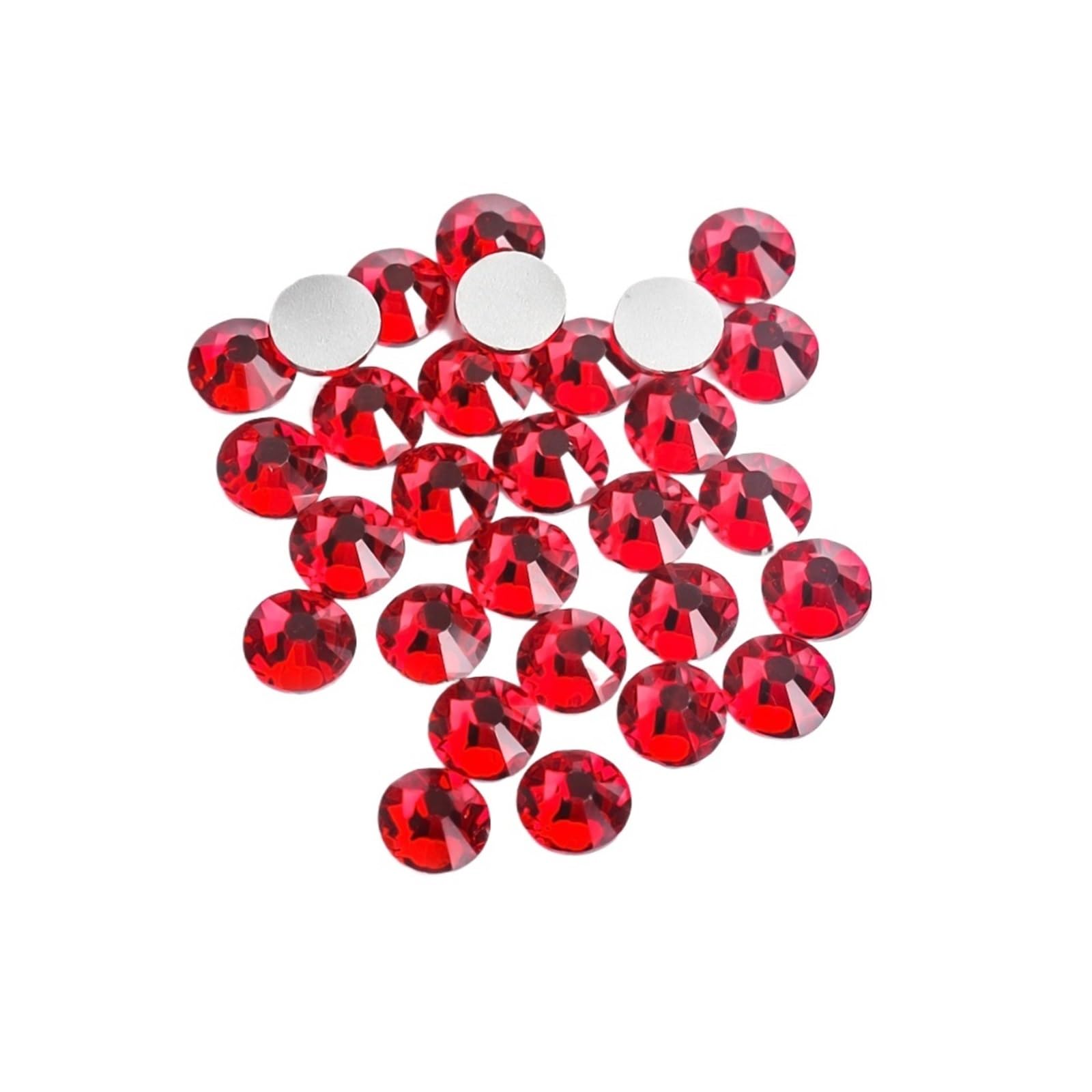 Decorazioni per unghie con strass che non si fissano con Calore(Blue,2,1 mm)
