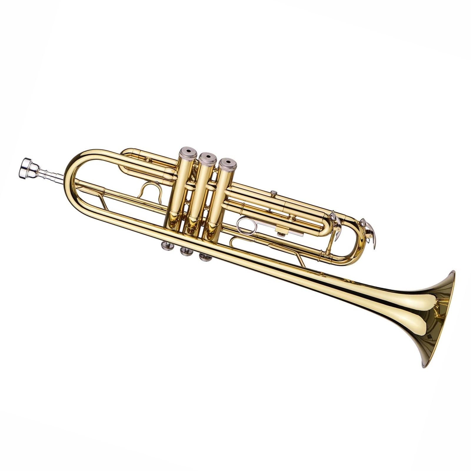 Standard Trąbka Trąbka Bb B Flat Mosiądz Wykwintne Rękawiczki Instrumenty Muzyczne Profesjonalny Standardowy Dźwięk Trąbki