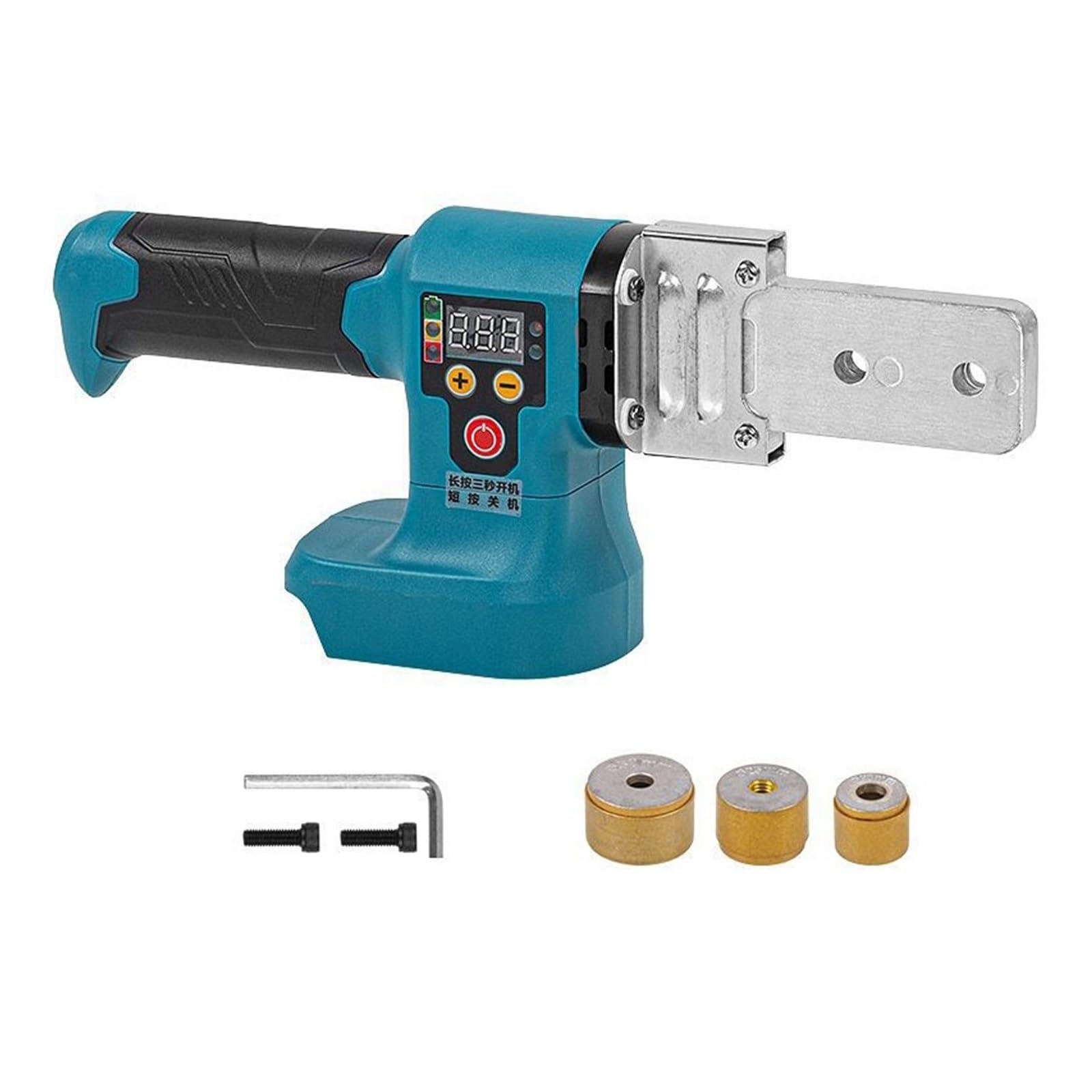 For 18V Batteria Li-Ion Ricaricabile Hot Melt Macchina Cordless Saldatrice Di Plastica PE/PPR/PB/PPC Tubo Di Acqua Di Fusione