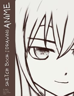 Anime Sketchbook for Drawing: Anime Manga Sketch Book for Teens tweens girls boys kids Art Supplies Notebook for Colored Pencils Fine Markers Sketching Japanese Animation Comic Artwork