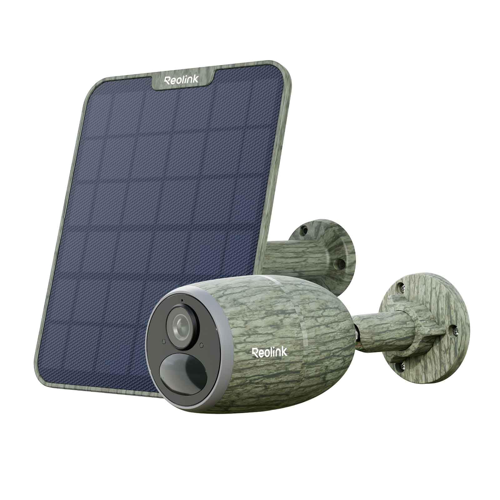 Reolink Go G330 Caméra 4G LTE Extérieure sans Fil | 2K 4MP Super HD | Batterie Rechargeable + Panneau Solaire | Détection Personnes/Véhicules | Vision Nocturne | IP65