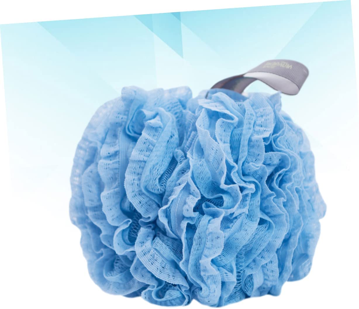 Szlifierka do ciała Travel Loofah Loofah Dish Gąbka Bubble Sponge Pufa Prysznicowa Loofah Brush Poduszka Rękawiczki Piłka do kąpieli Piłka do kąpieli Błękitna wytworna dziewczyna Kąpiel Loofah Prysz