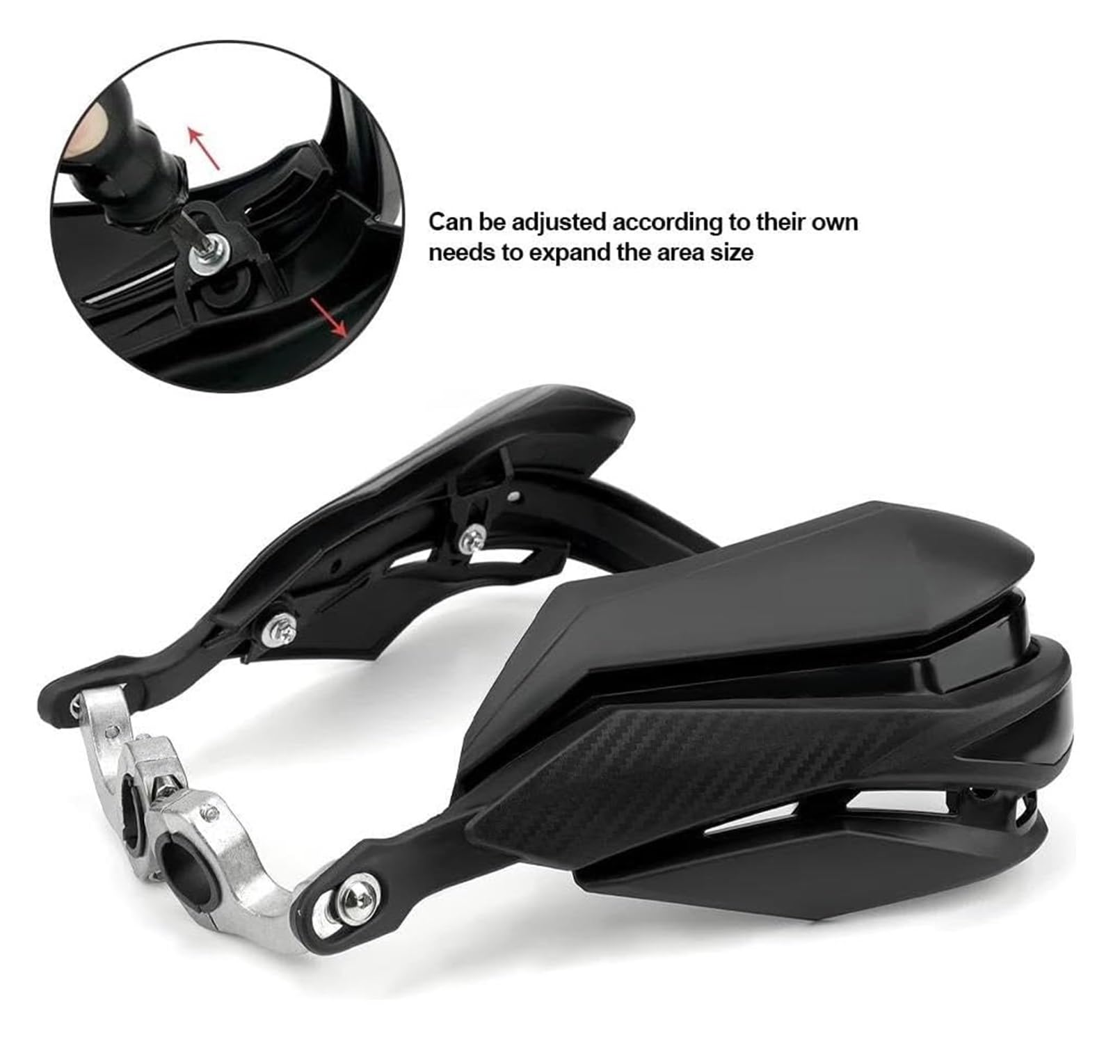 para Suzuki Motocicleta 28 Mm 22 Manillar Protección Protector De Manos Mano Protectores Moto Mano Protector