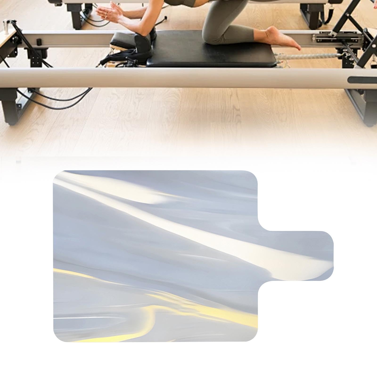F Fityle Tapis Pilates Reformer – Antidérapant, Confortable, Et Parfait Pour Le Yoga Ou La Gym