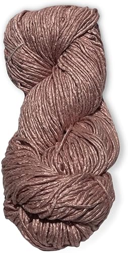 Miniatura 2 de Regal - Ovillo de seda de morera, peso peinado, hilo de una sola capa, colores sólidos (violeta húmedo)