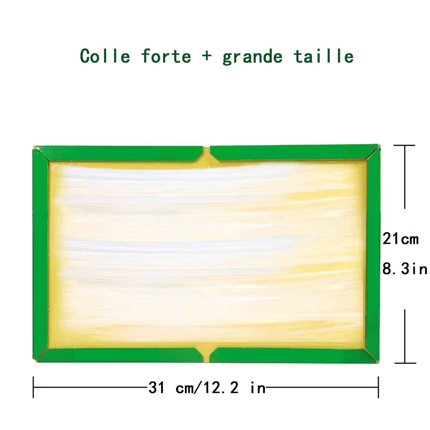 Piege a Souris, 6 Plaques Collantes Souris, Pièges à Rats, Plaques de glu Anti Rat, Attrape Professionnel 8"x12"