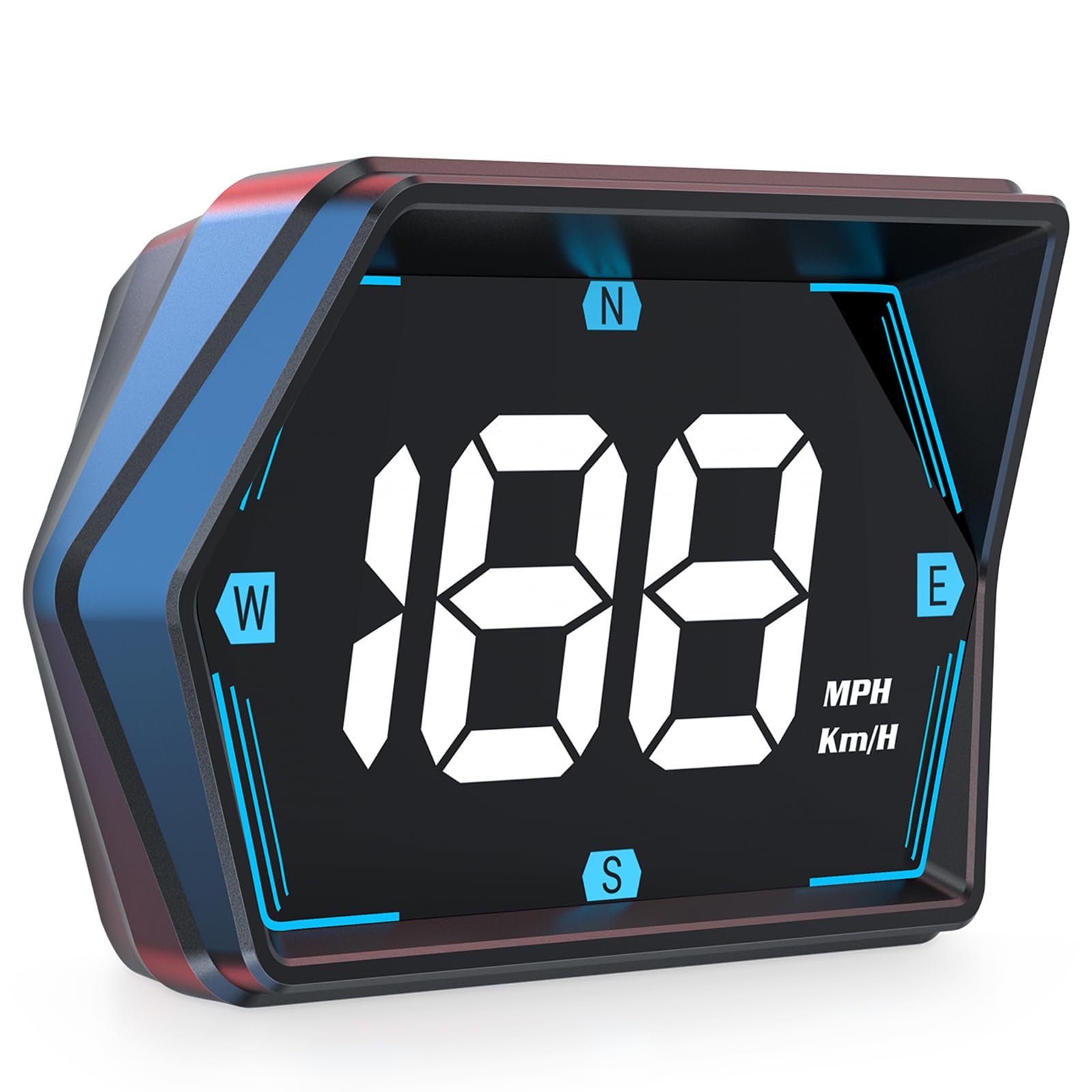 ARTILAURA Digital Speedometer Car HUD Head Up Display MPH KM/H with Compass Automatic Photosensitive 3 Level Speed Alarm Plug-and-Play for All Vehicle-image-19