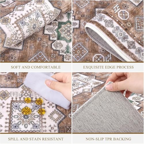 Tapis de cuisine géométrique moderne antidérapant de 40x60 cm