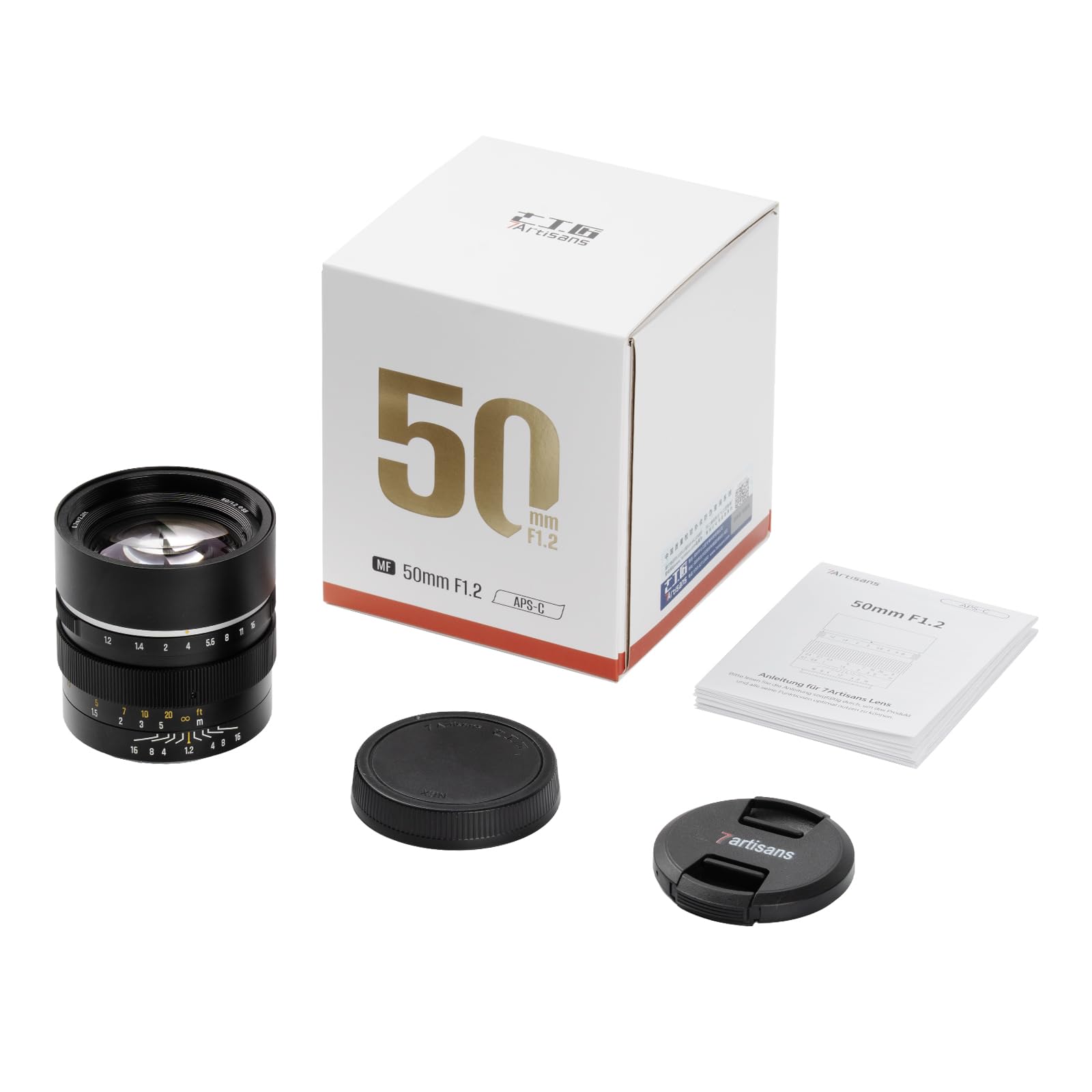 Amazon.co.jp: 7artisans 50mm F1.2 Zマウント APS-C MF 単焦点レンズ