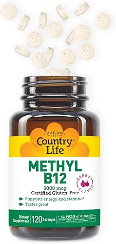 Miniatura 3 de Country Life Metil B12 3000 mcg 50 pastillas