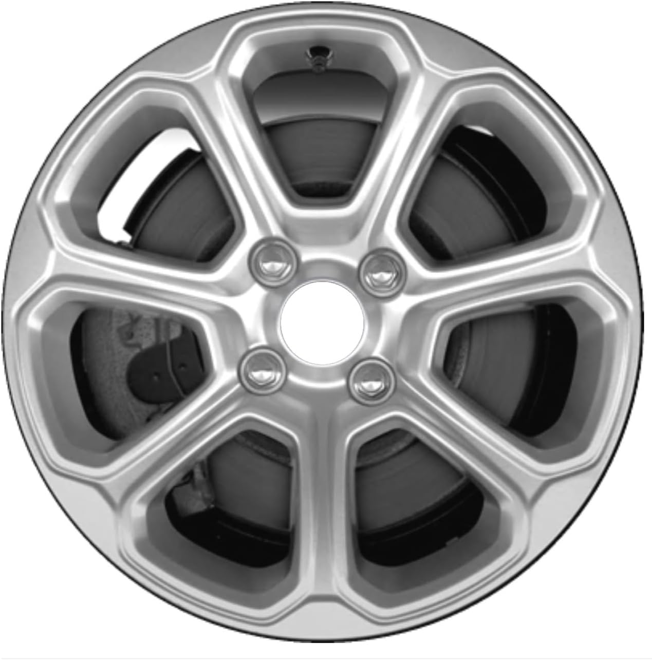 16" 16x6.5" Factory OEM Silver Aluminum Alloy Wheel Rim for 2018-2022 Ford EcoSport | 10149