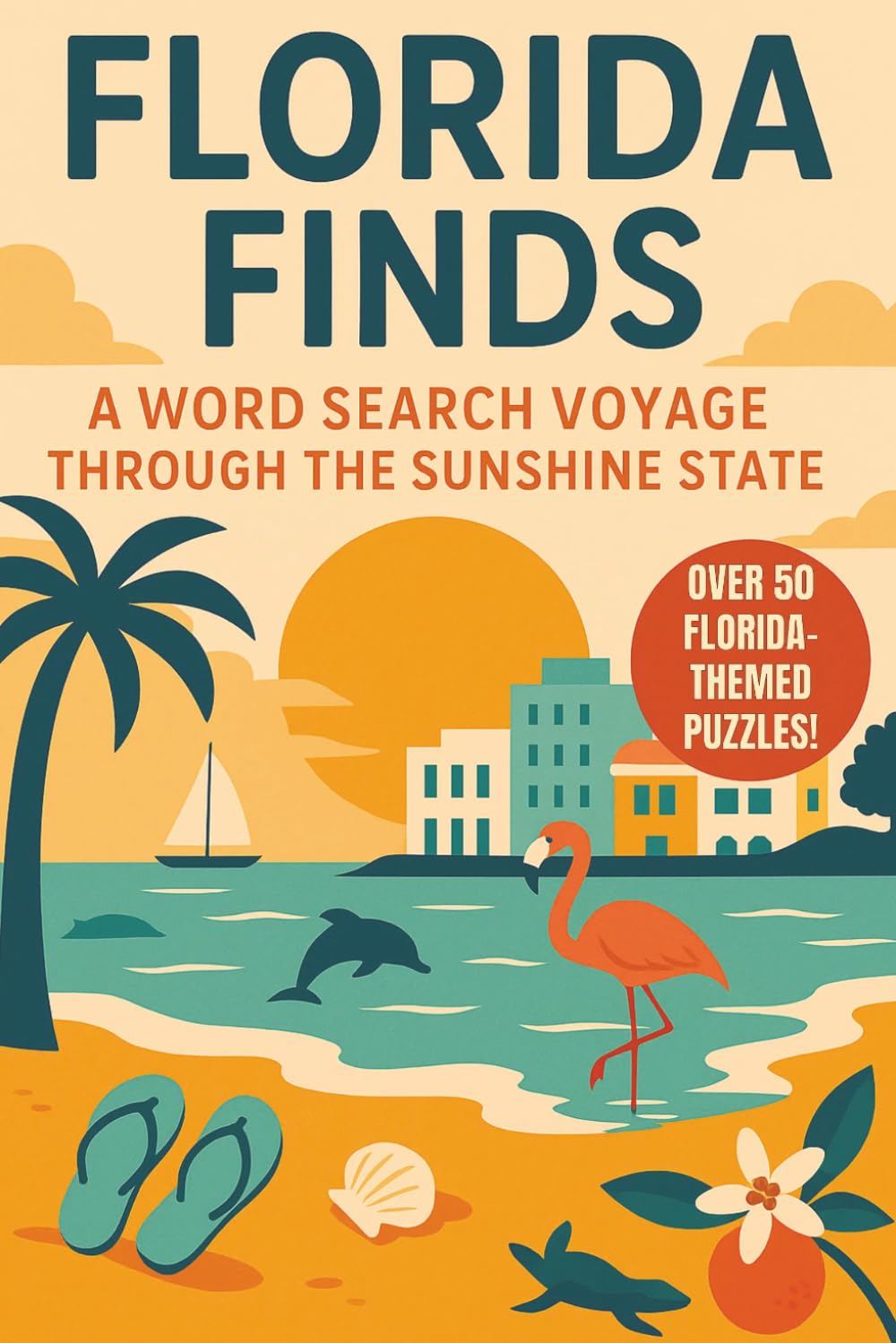 Florida Word Search: A Puzzle Book about Florida's Beaches, Wildlife, Landmarks and More