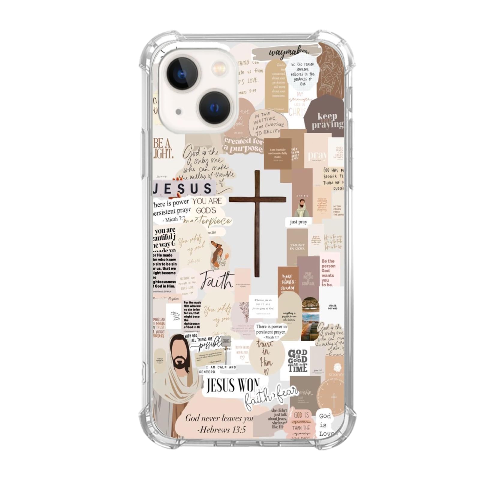 Coque esthétique chrétienne compatible avec iPhone 15 Premium - 5