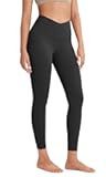 Women's Crossover Leggings with Back Pocket, 23