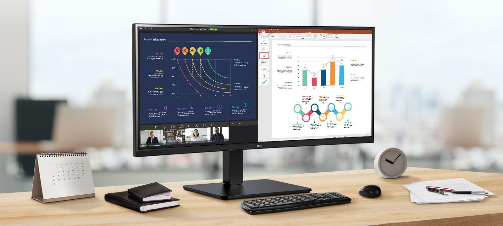 LG【34BA75QE-B】34/UWQHD/IPS/USB-C/KVM/New LG 34BA75QE-B 34” UltraWide WQHD IPS Office Docking Hub Monitor