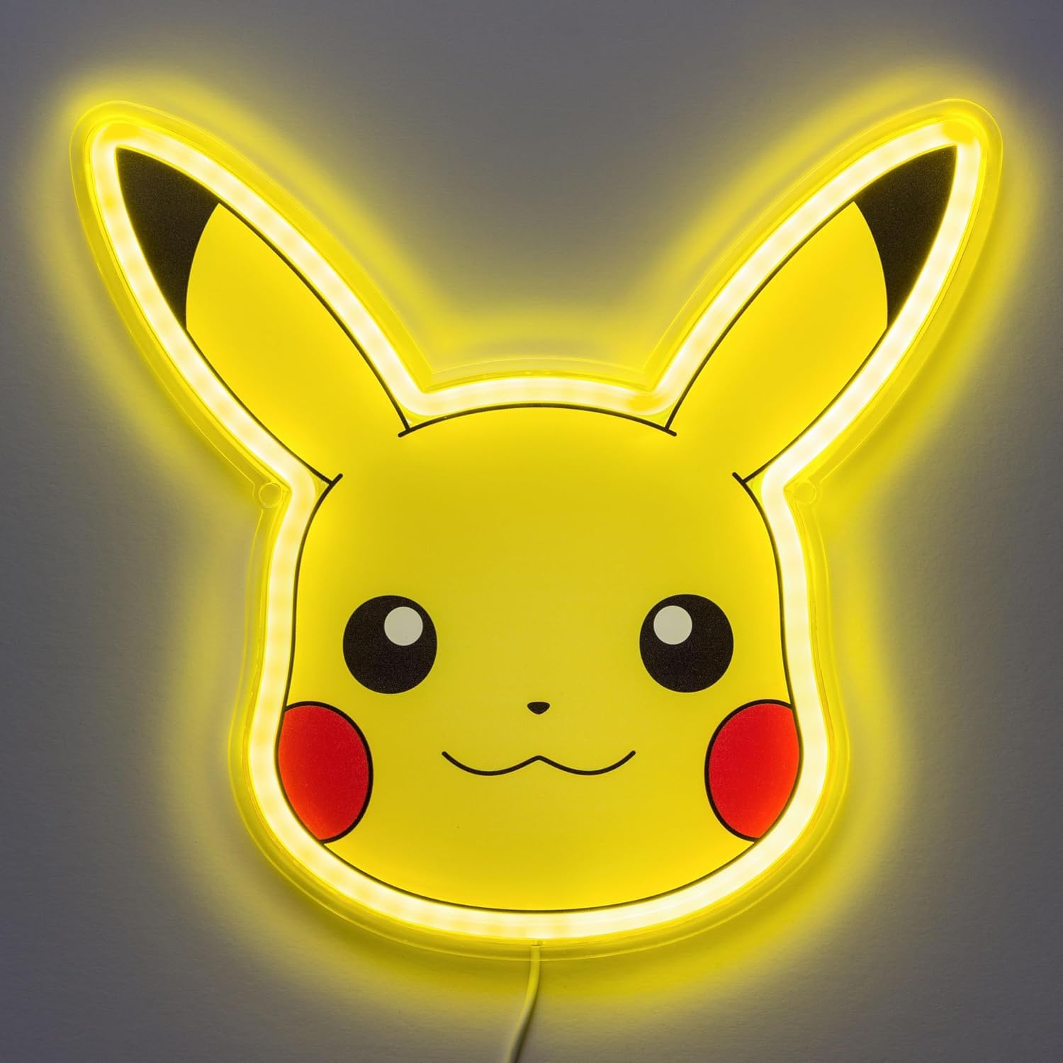 Silver Buffalo Pokémon Pikachu Face Small Die Cut, Wall Art