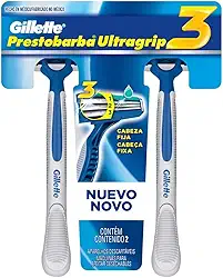 Aparelho de Barbear Descartável Gillette Prestobarba UltraGrip3 - 2 Unidades