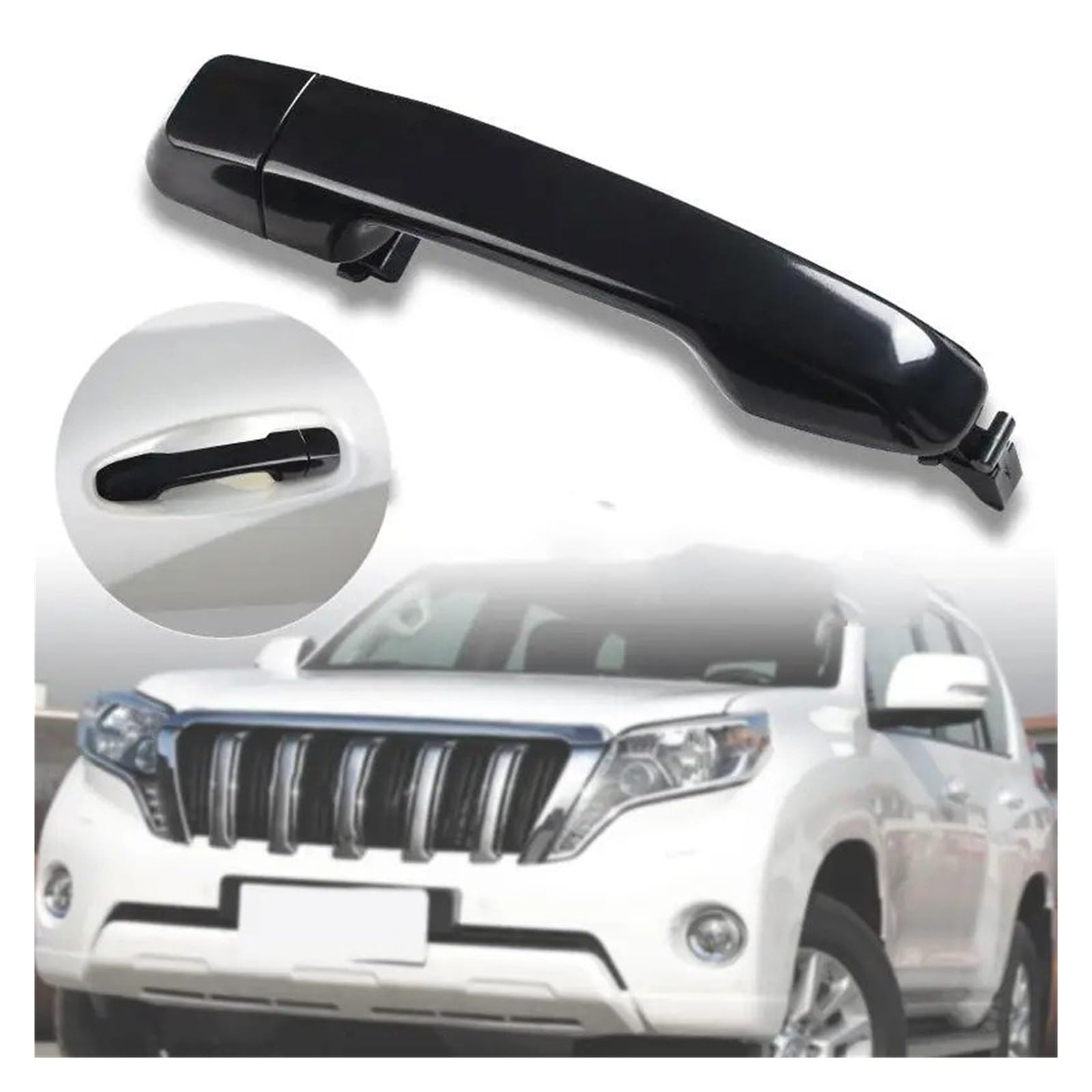 Klamka zewnętrzna do Prado Landcruiser Chromesilver 2010 2010-2017
