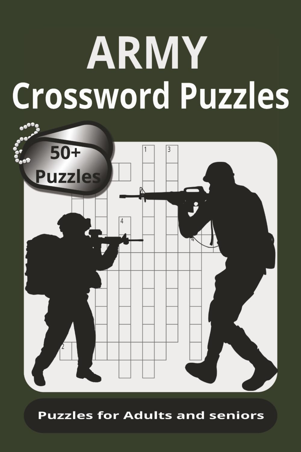 Army Crossword Puzzles: Crossword Puzzles with Easy to Read Print about Army, Military vehicles, Aircraft and More | 6x9 inches, 120 pages | 50+ puzzles … Gift for Vacations, Holidays, and Relaxation