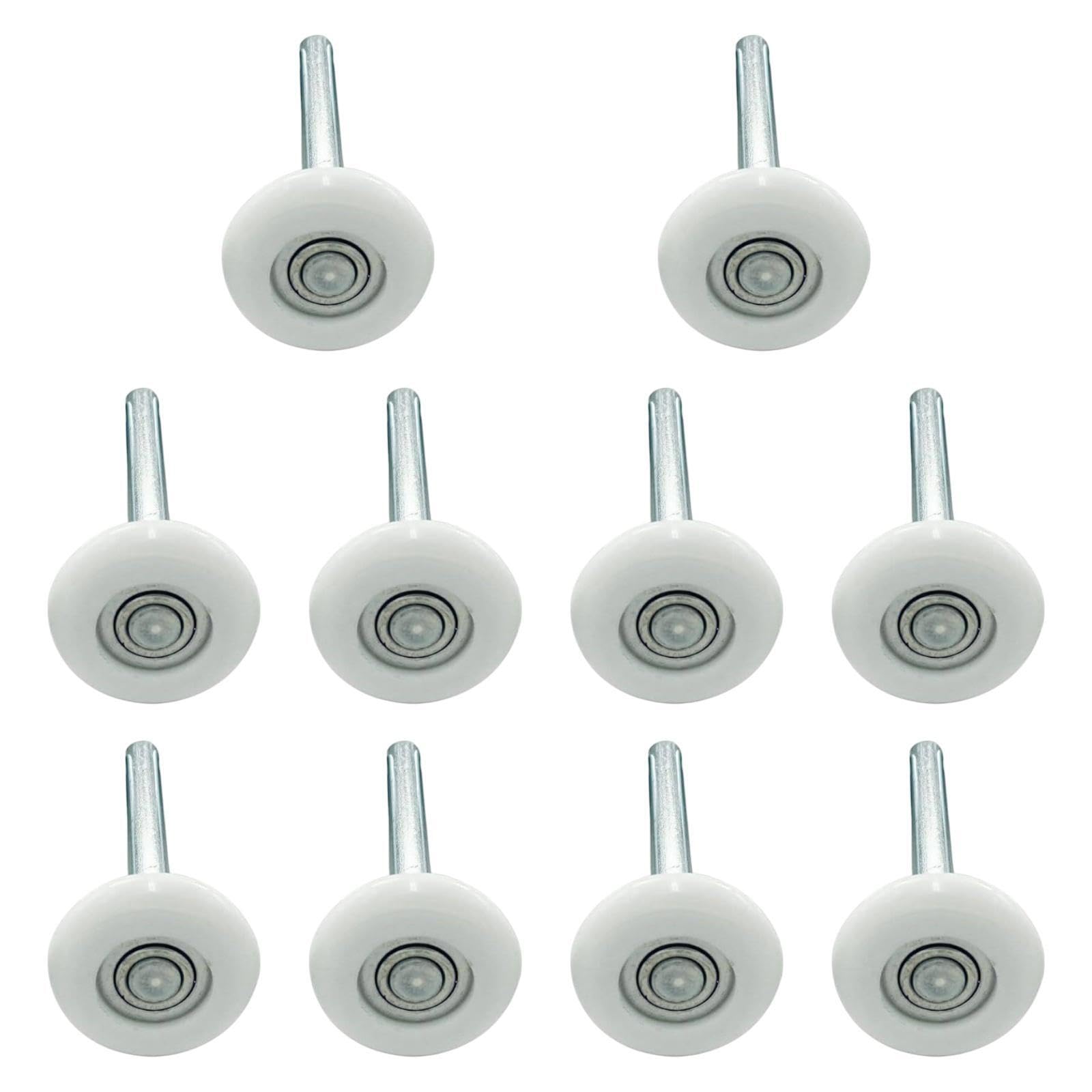Puxzyax Garage Door Rollers Replacement Components Quiet Smooth Rolling Parts Reliable 4Inch Shaft Can Fit All 2Inch Tracks Quiet Garage Door Rollers Are