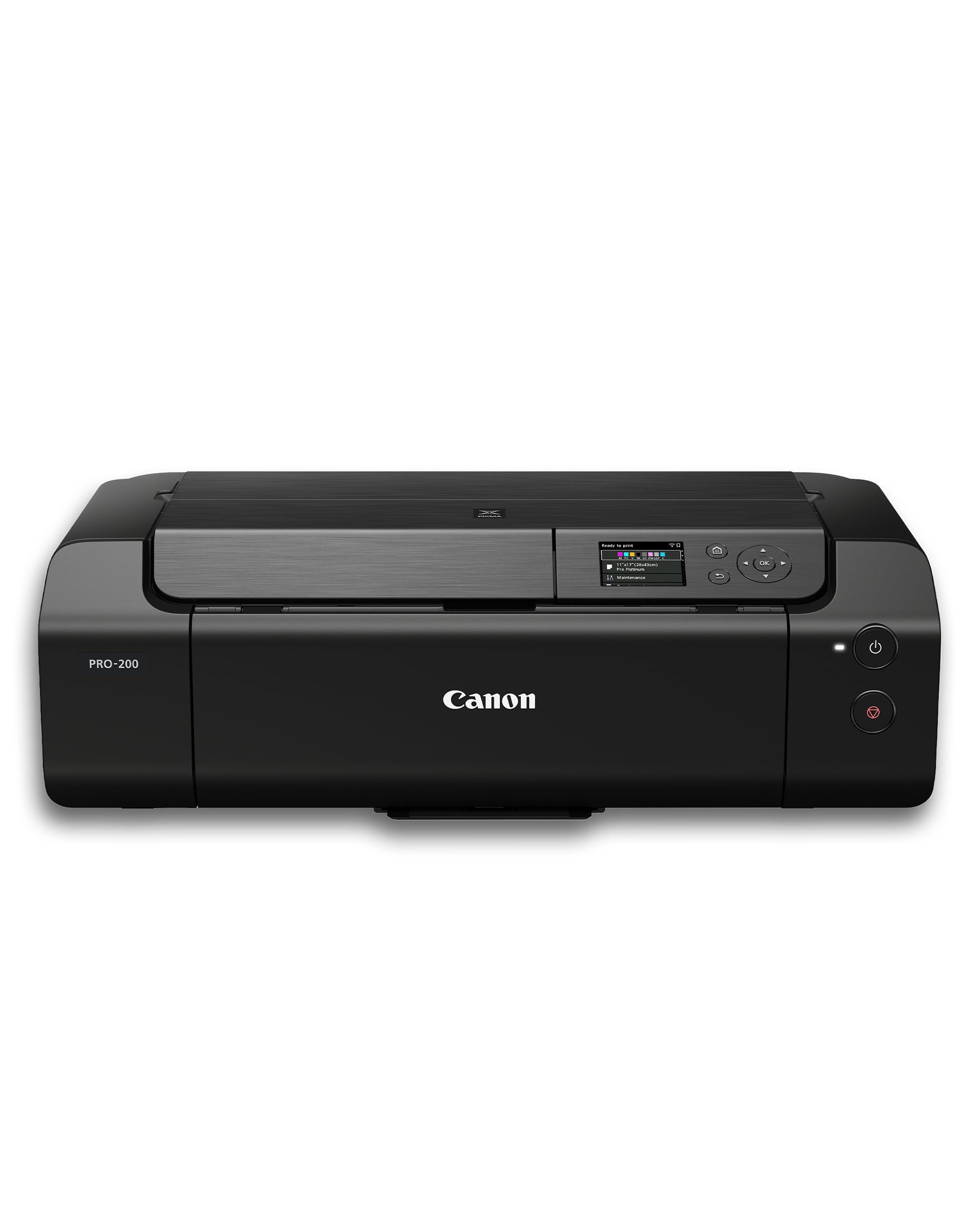 Canon PIXMA PRO-200 - Stampante a Colori A3+, stampa fotografica lucida, 4.800 x 2.400 dpi, Wi-Fi, USB 2.0, WiFi, LAN, 8 inchiostri separati, nero