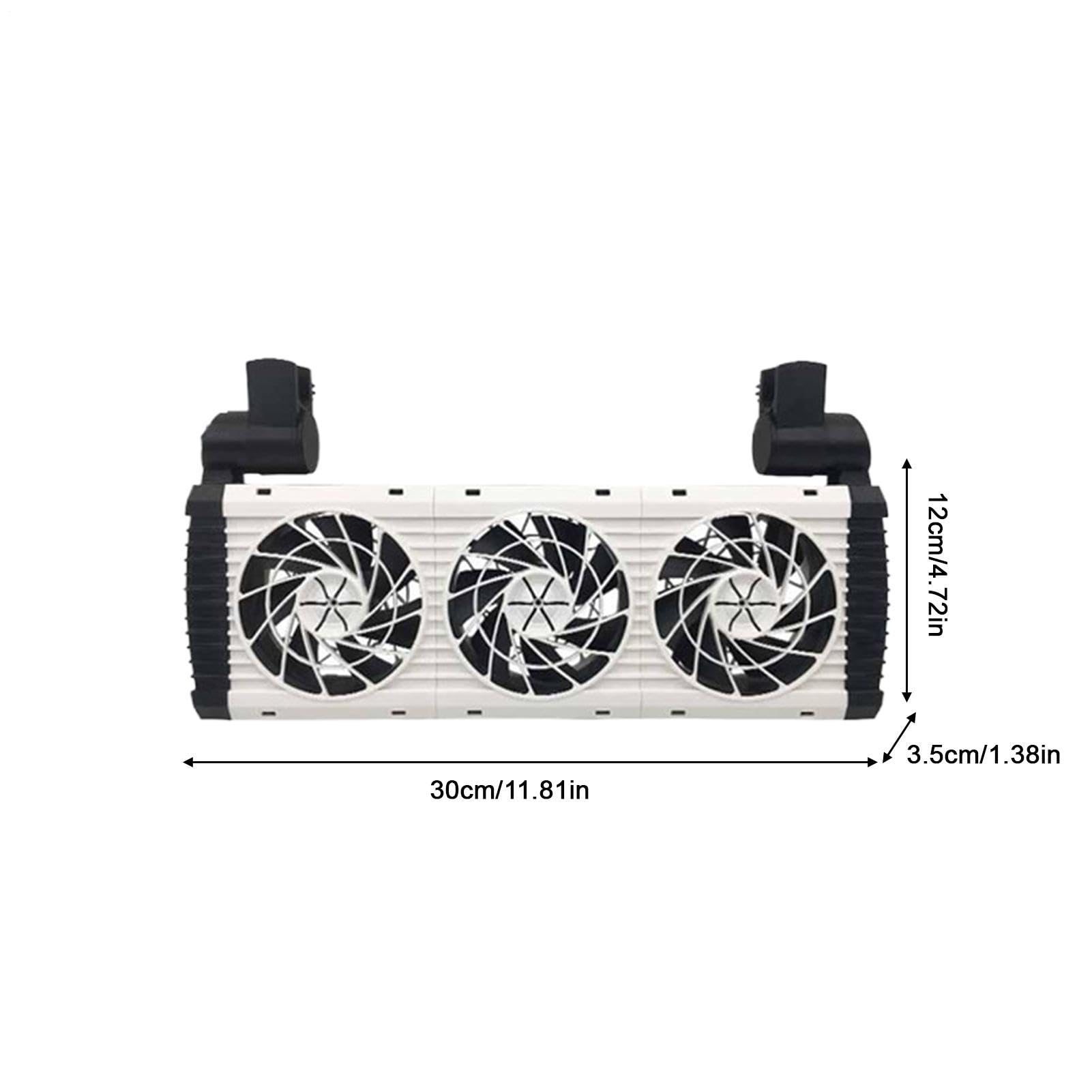 Generisch Aquarium Kühler Kühlerventilator, 5 Geschwindigkeiten leiser Aquariumlüfter, Leiser Kühlventilator für das Fischbecken, für Hobbyisten Zuhause Büro Wohnung Wohnzimmer Schlafzimmer Café