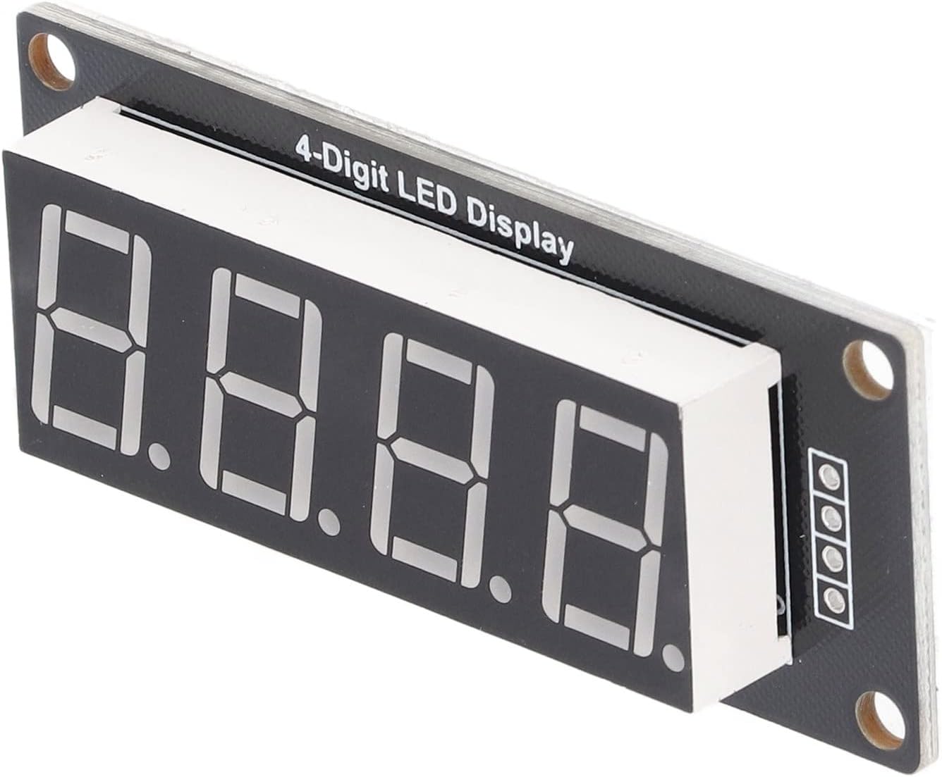 4Pcs LED Digital Display Module 4 Bits 7 Segments Clock Module 0.56 Inch (MRA172E Yellow)
