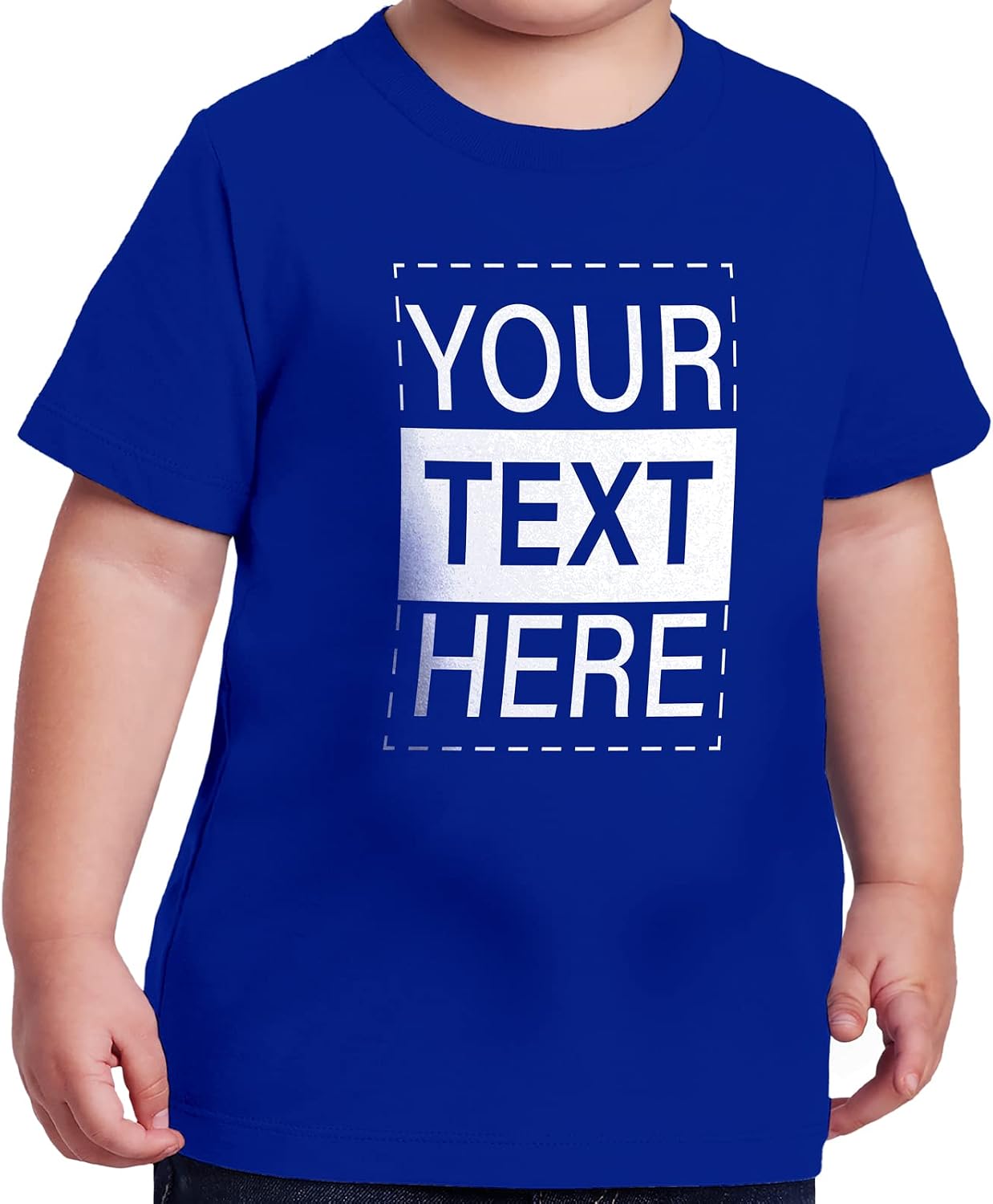 GotPrint Customize T Shirt for Toddler, Kids, Custom T Shirts Design Your Own Shirt, Front/Back Side Printed Custom Tee Shirt