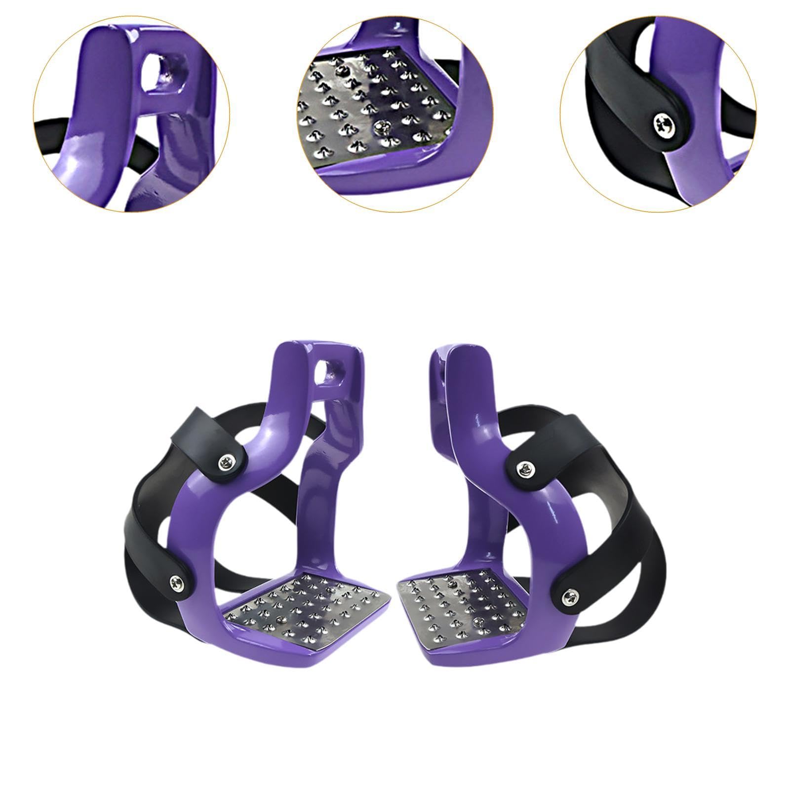 Amagogo 2 Piezas estribos par, estribos para Silla Montar, Accesorio para Exteriores, protección para Montar, Herramienta
