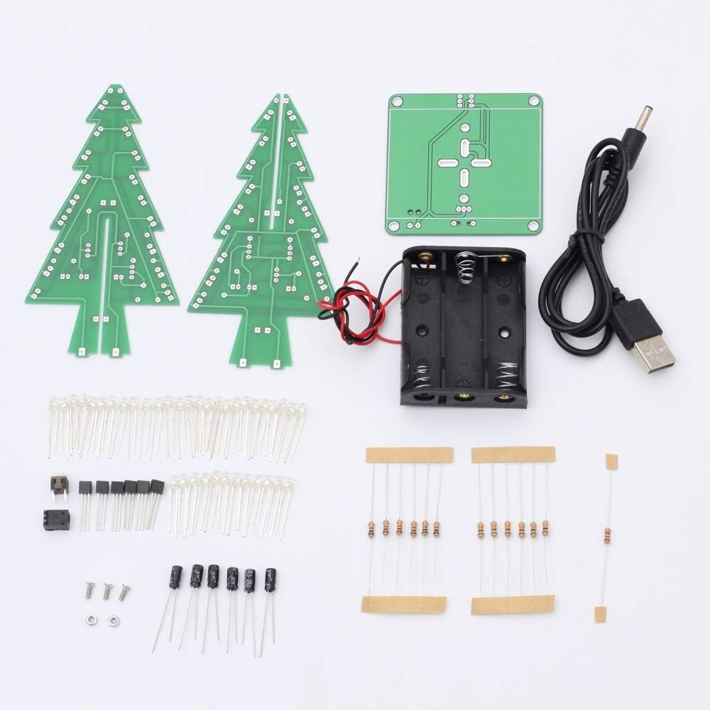 MiOYOOW Christmas Tree Electronic Kit, 36 LED Colorful