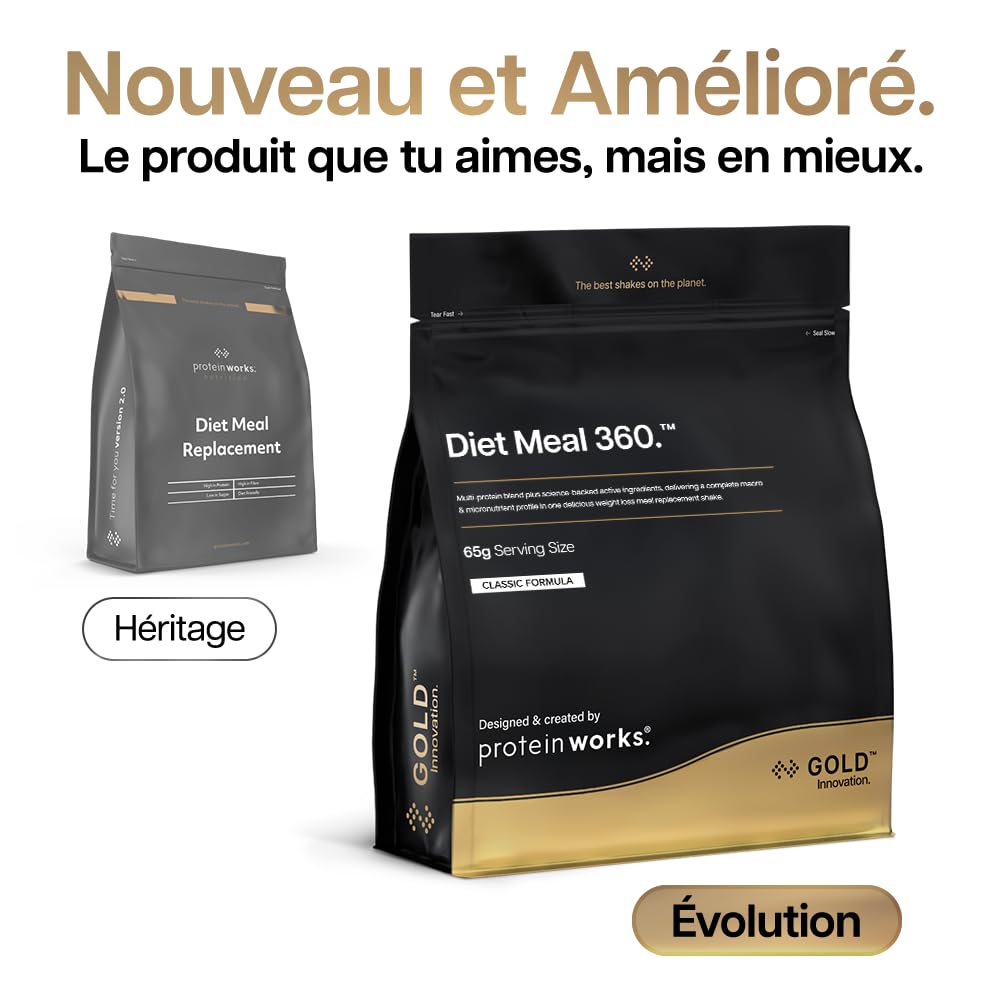 The Protein Works – Substitut de Repas Hyperprotéiné – Riche en Protéines et Nutriments – Shaker Et Cuillère Doseuse Gratuits - Chocolat Onctueux - 2kg