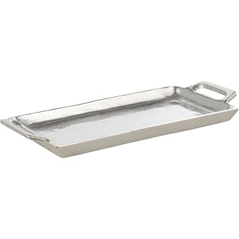 EGLO LIVING Savant Decorative Tray with Handle for Decorating