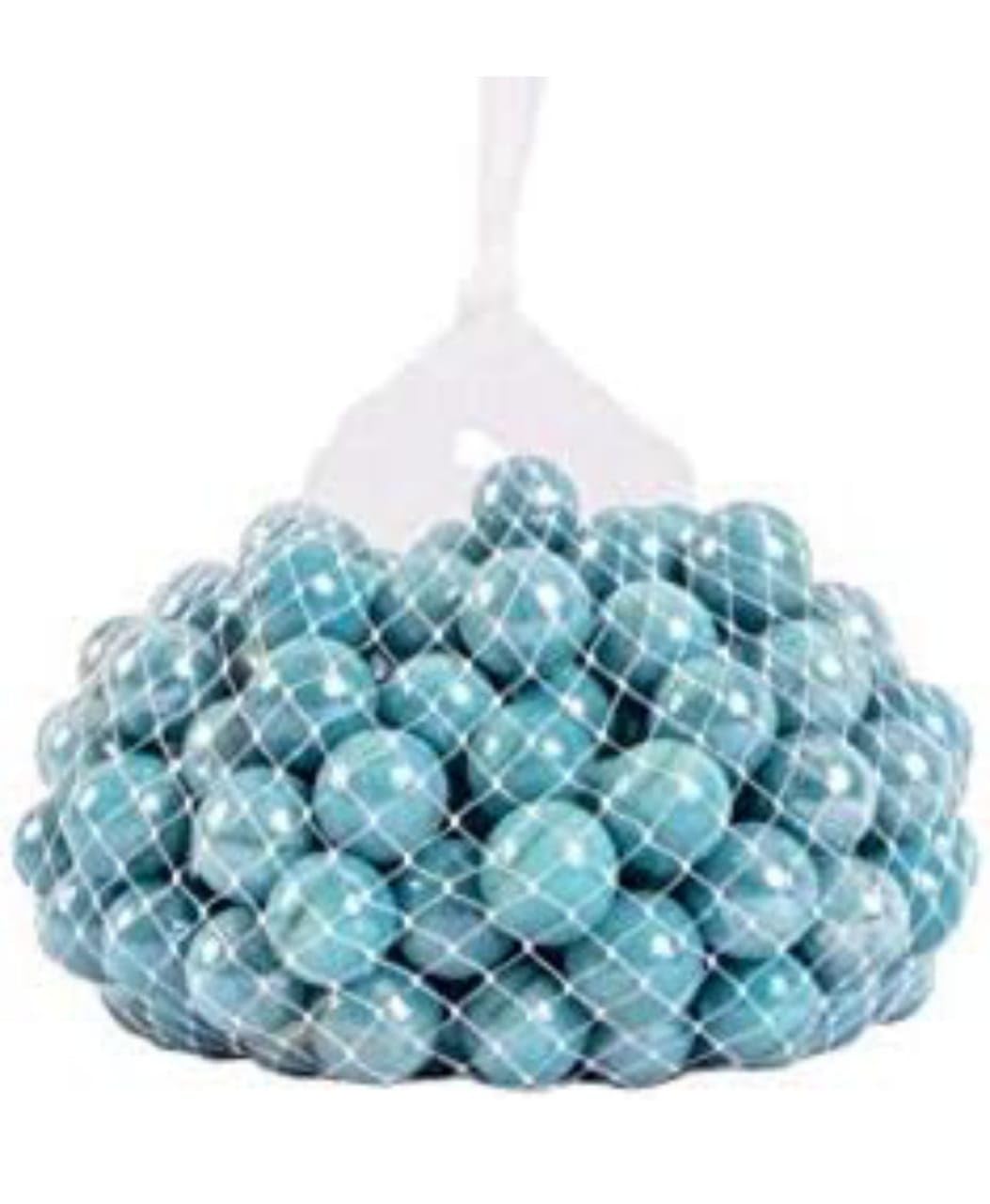 R.S kanche goli (Glass Balls) Sky Blue Dark Colour with Brightness (Pack of 40 PCS)