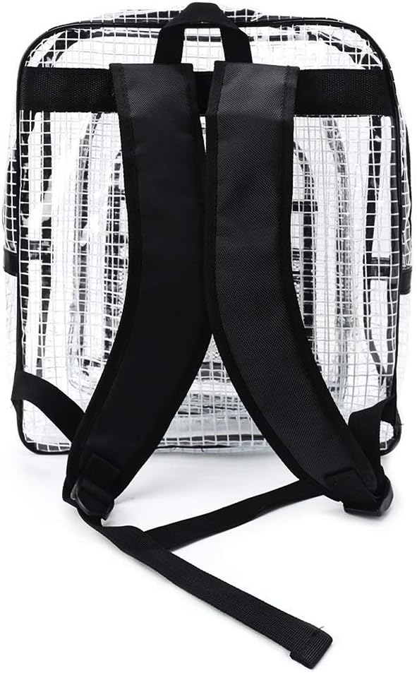 Unisex Anti-static Clear Backpack Travel Shoulder Bags PVC Rucksack Too Cleanroom Tool Bag Clear