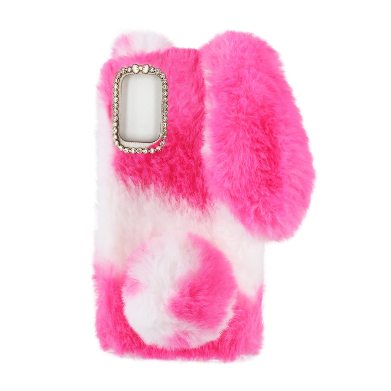 BIUDECO 漫画 携帯電話 ケース ふわふわ 電話 ケース バニー 電話 ケース 素敵 電話 ケース ぬいぐるみ 電話 カバー 電話 保護 アクセサリー 保護 フィルム シェル 保護 ケース