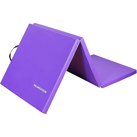 Signature Fitness Three Fold Folding Exercise Mat with Carrying Handles: The Perfect...