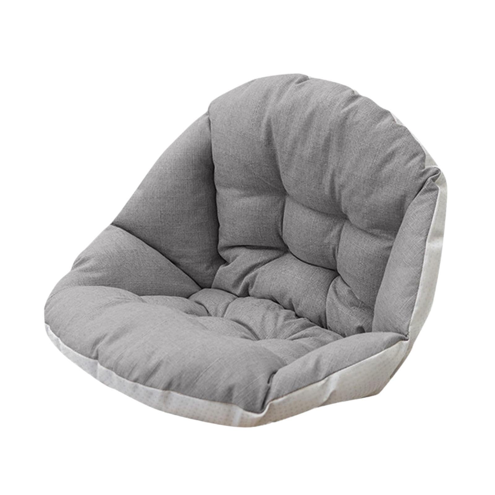 Cuscino per Sedia a Dondolo Amaca, Cuscino per Seduta, Comodo con Cinghia, Cuscino per Seduta a Cestino Sospeso per Soggiorno E Giardino, Grigio