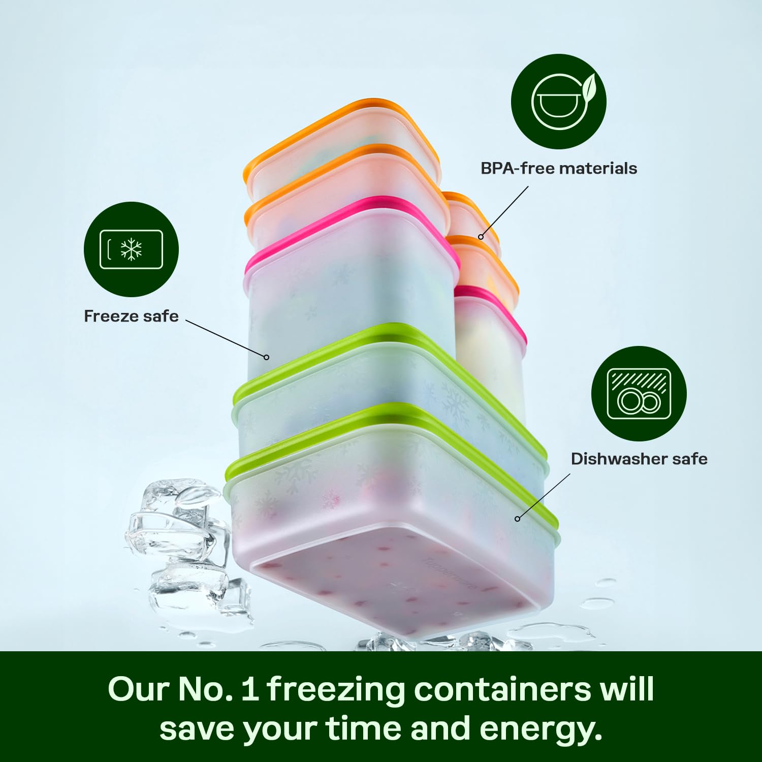 Tupperware Freezer Mates Gen II 8 Piece Food Storage UK | Ubuy - View #10