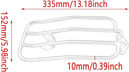 Miniatura 5 de Portaequipajes trasero negro para CMX 300 Rebel 300 CMX 500 Rebel 500 2017 2018 2019 2020 2021 2022 2023 2024