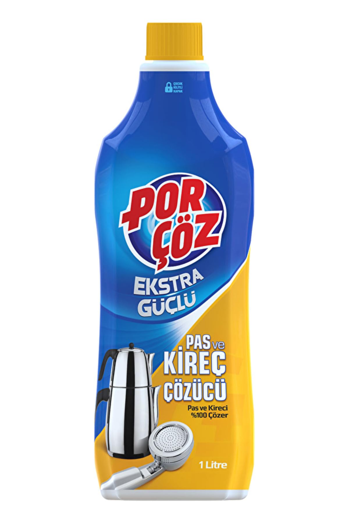 Porçöz Kireç ve Pas Çözücü 1000 ml x 2 Adet