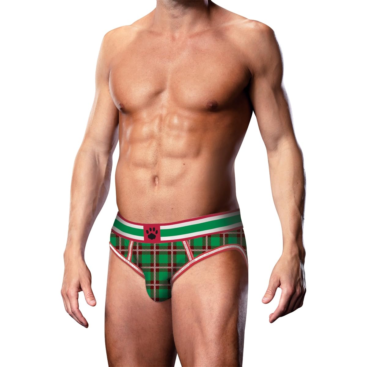 Prowler Tartan 1 Open Brief - UK Size Extra Large 34" - 38" Waist - Mens Premium Kinky Underwear Multicolor