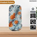 MAINDAIS Dust Cover for Speakers, Dust & Water proof Dimensions 36-inch Height & 16-inch Diameter Suitable for(MHC-V73D, MHC43D,MX Series, PartyBox 710) - Grey_Flower gallery image