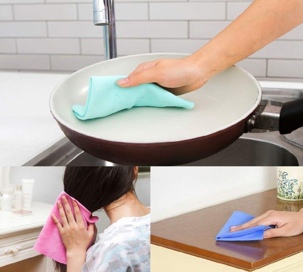 NIYANETAILHousething Magic Towel 30x40 cm | Super Absorbent & Lint-Free Cleaning Cloth for Home & Kitchen 2