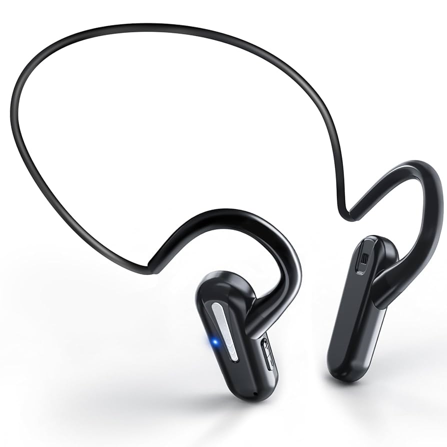 ☆骨伝導Bluetoothヘッドホン - 12時間超長再生、耳掛け式 骨伝導イヤホン 耳を塞がない Bluetooth 5.3 耳掛け 最大12時間