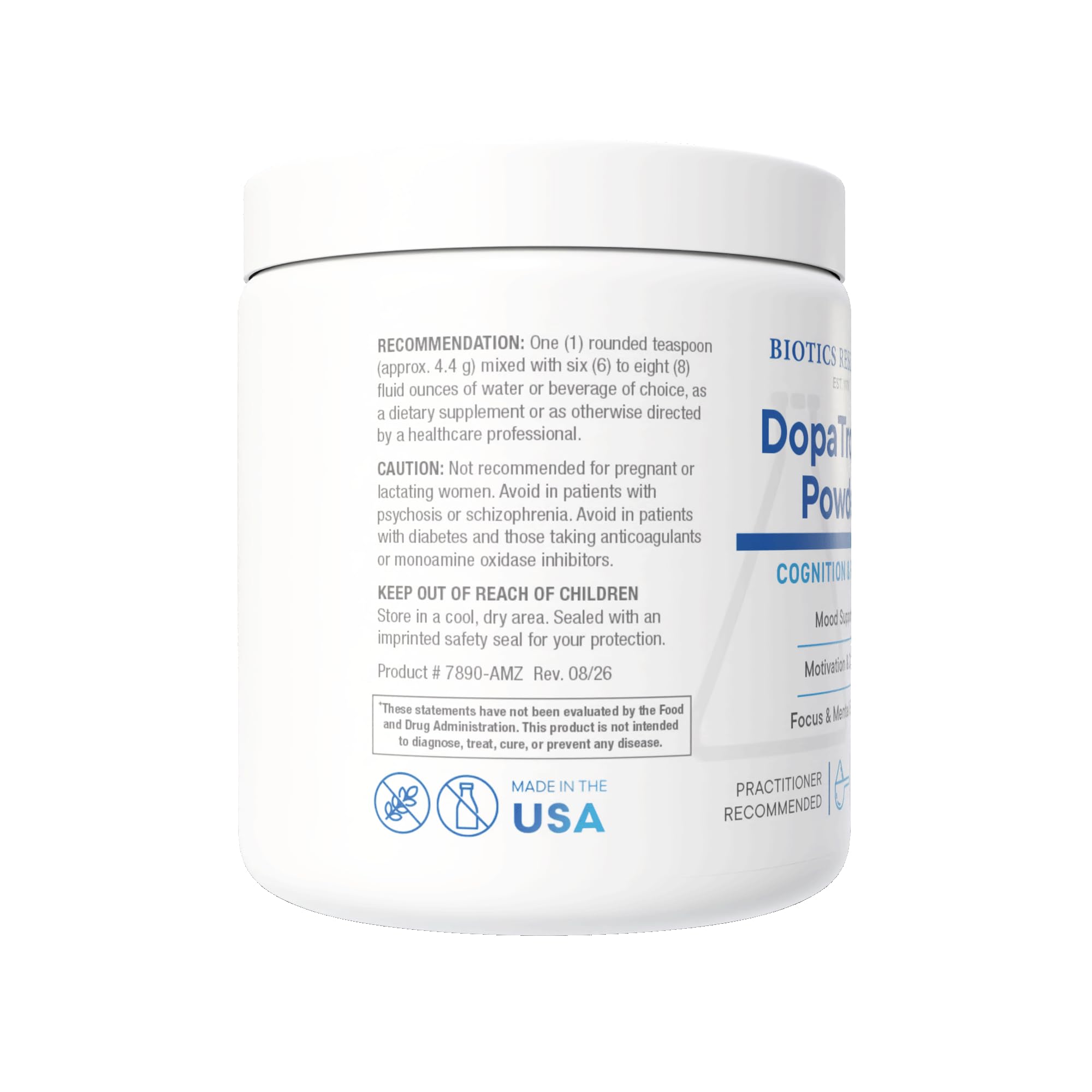 BIOTICS RESEARCH DopaTropic Powder, Dopamine Mucuna pruriens, 5Oz — Amazon image 3