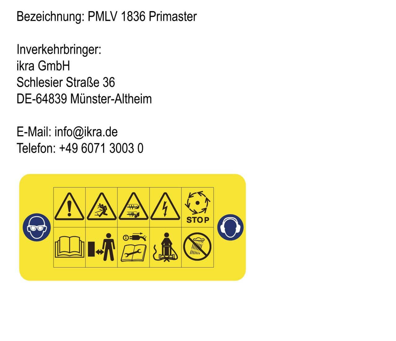 Primaster Elektro-Vertikutierer/Lüfter PMLV 1836 Vertikutierer