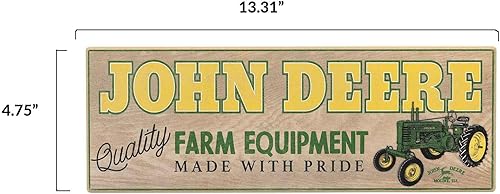 Miniatura 6 de John Deere - Letrero pequeño de madera para garaje o cueva de hombre, hecho con orgullo