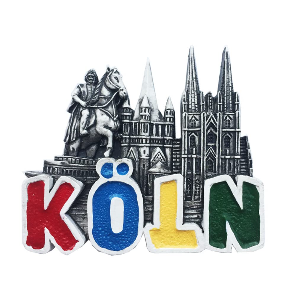 Muyu Magnet Cologne Germany 3D Fridge Magnet Souvenir Gift Refrigerator Magnetic Sticker Collection