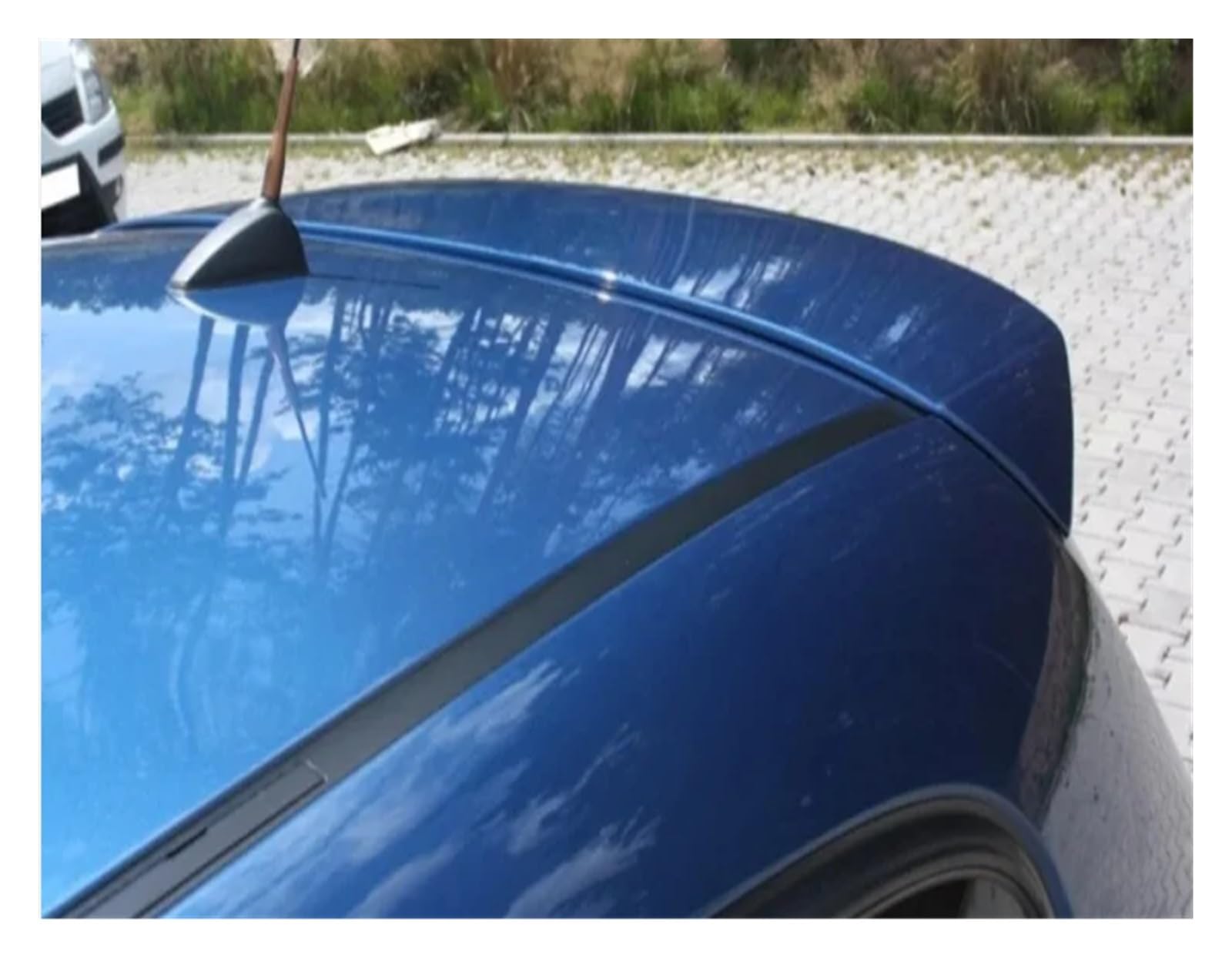 Alettone ​Spoiler Per BMW Serie 1 E81 E87 2005 2006 2007 2008 2009 2010 2011 Spoiler Sul Tetto Estensione Kit Corpo In Fibra Di Vetro Spoiler Posteriore(Gloss Black)